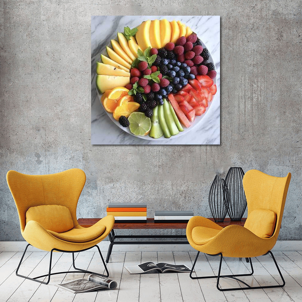 Juicy Still Life: Assorted Fresh Fruits