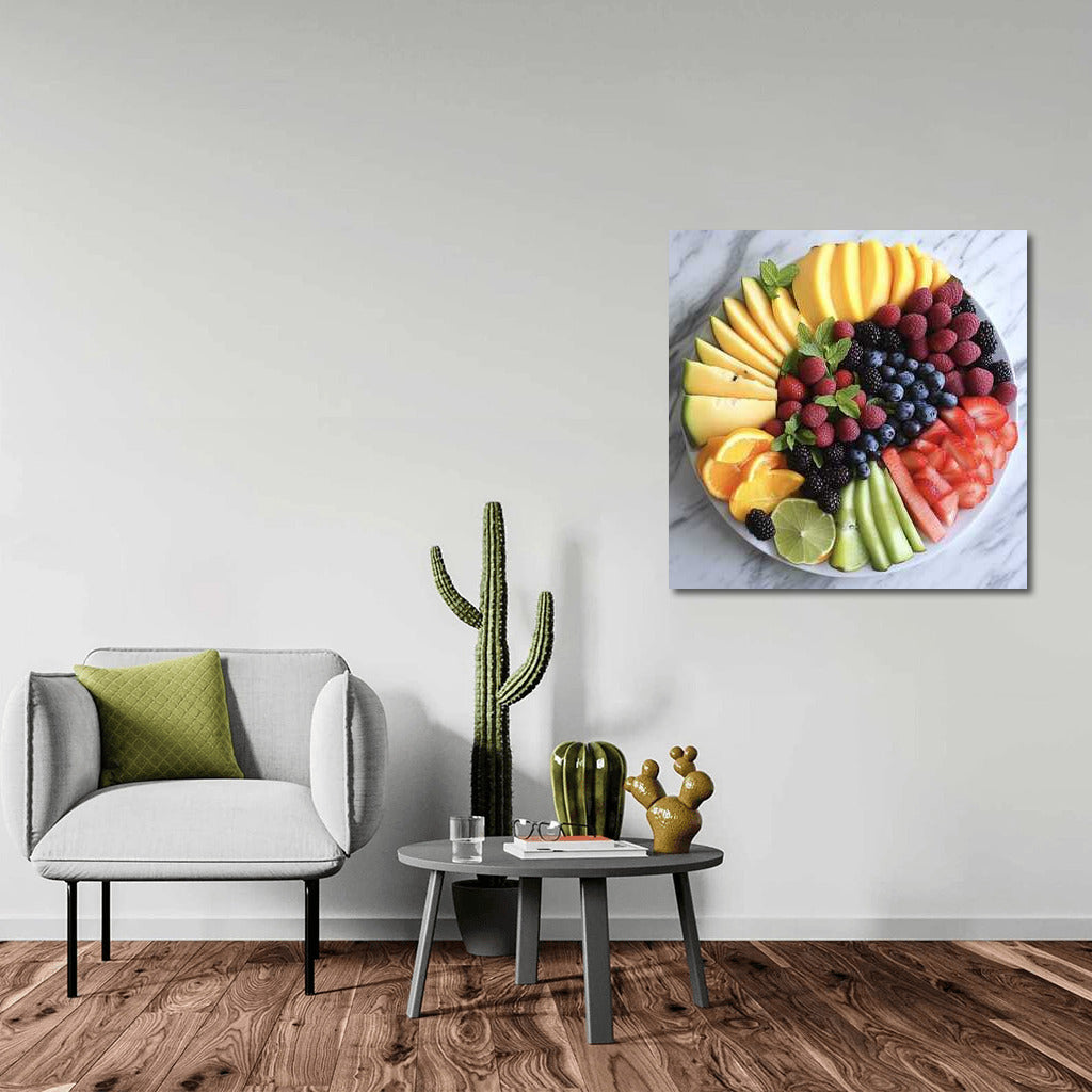 Juicy Still Life: Assorted Fresh Fruits