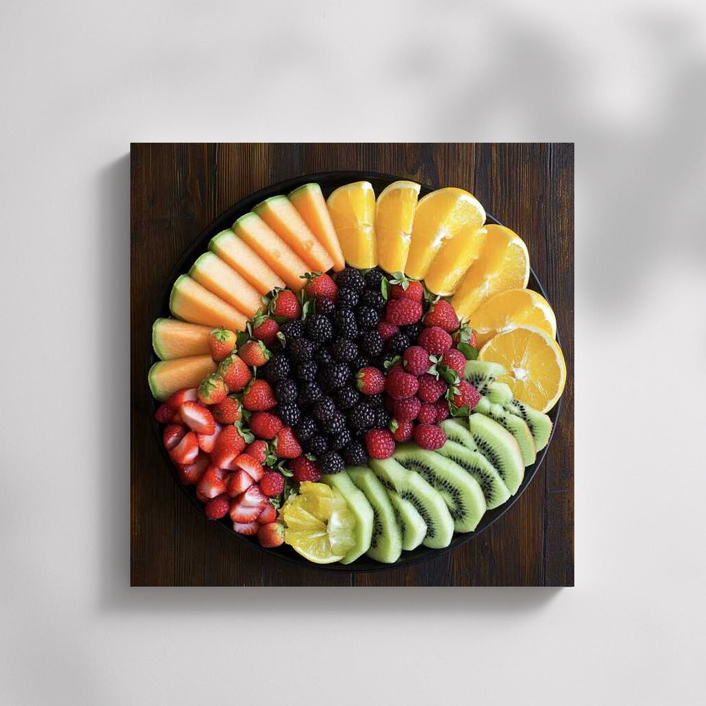 Juicy Fruit Platter: Inspiration for Your Wall
