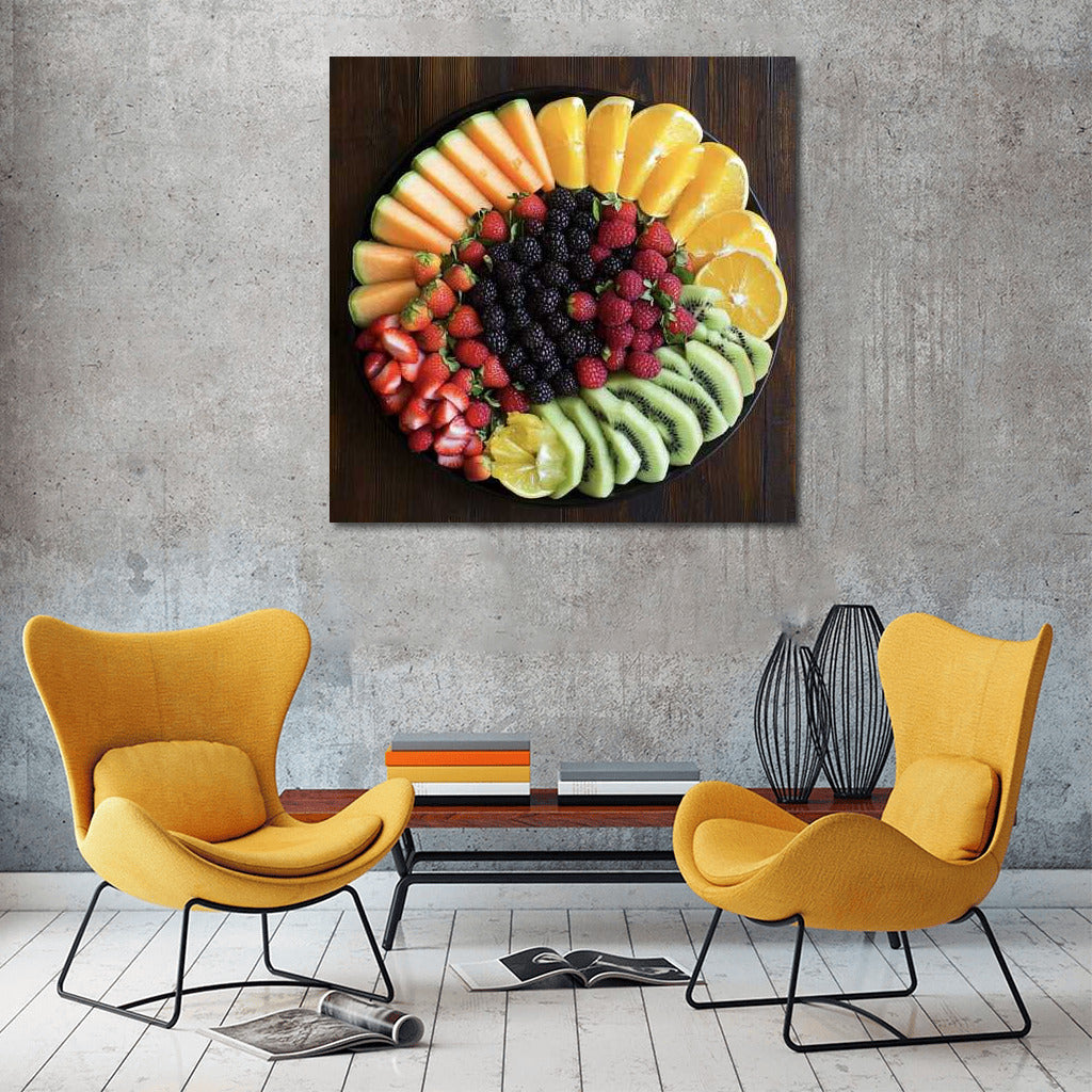 Juicy Fruit Platter: Inspiration for Your Wall