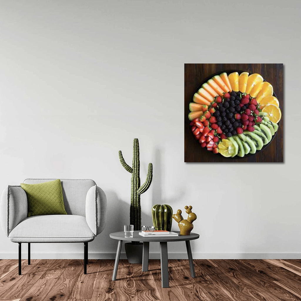 Juicy Fruit Platter: Inspiration for Your Wall