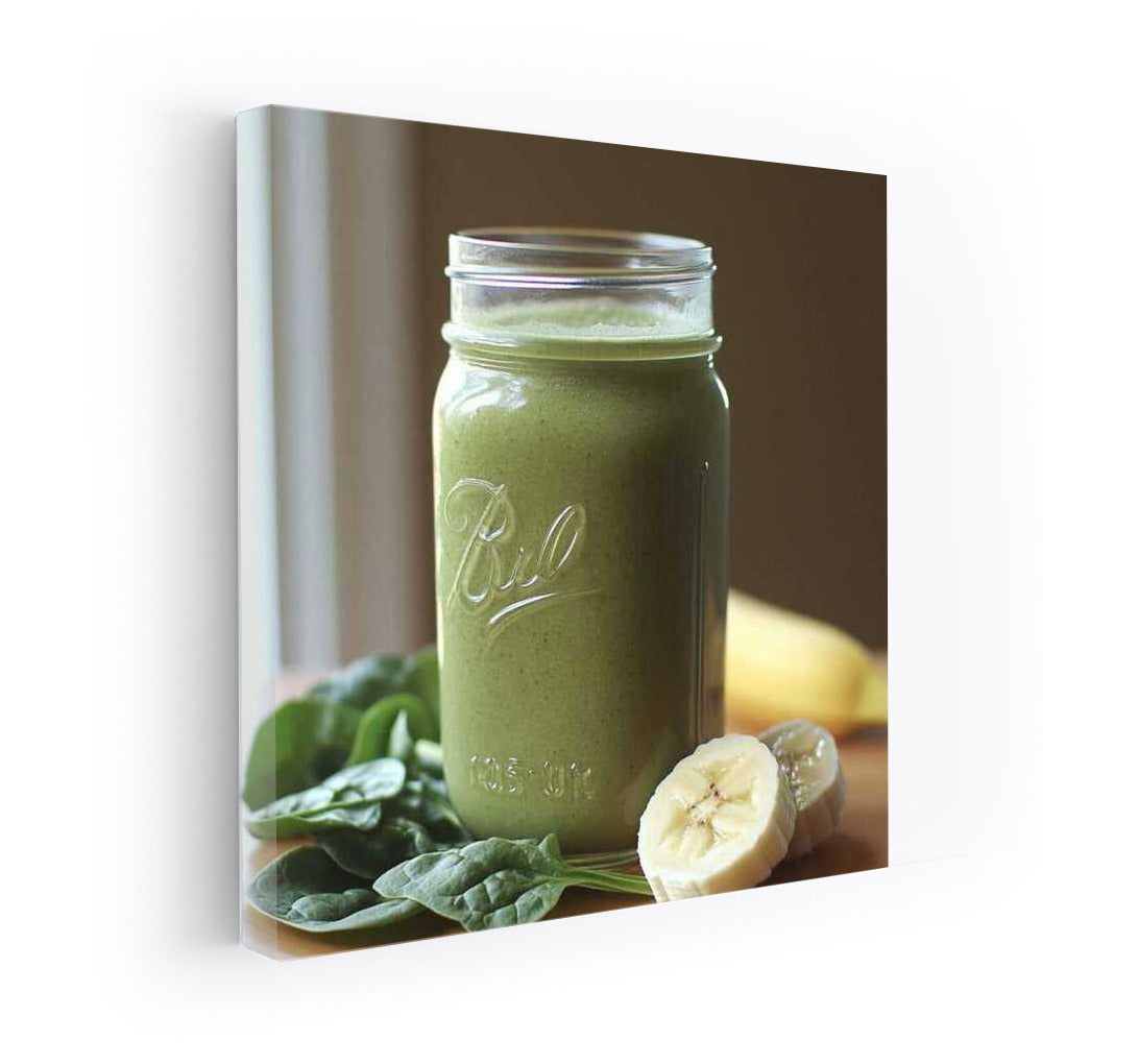 Green Smoothie with Banana and Spinach: Vitamin Explosion in Your Kitchen