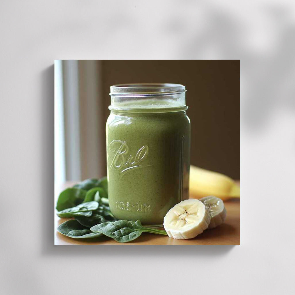 Green Smoothie with Banana and Spinach: Vitamin Explosion in Your Kitchen
