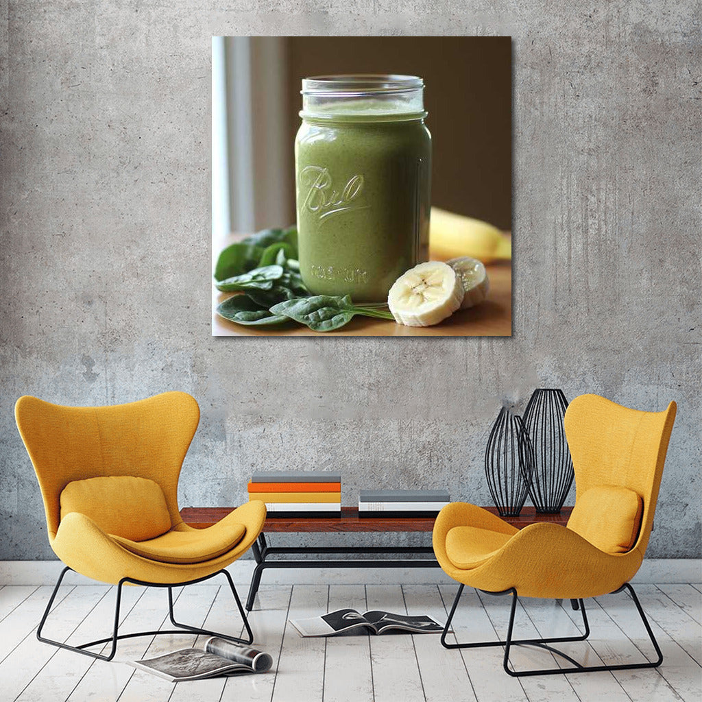 Green Smoothie with Banana and Spinach: Vitamin Explosion in Your Kitchen