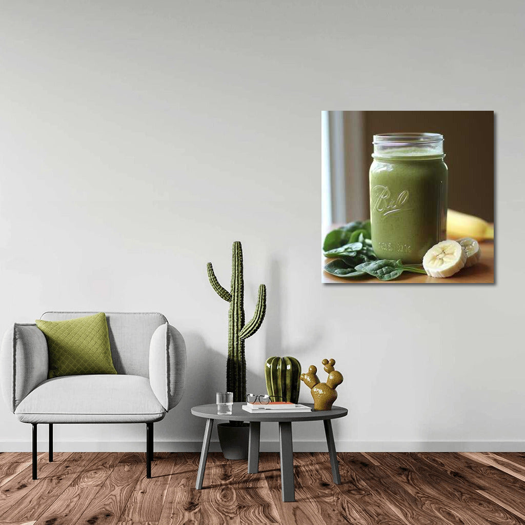 Green Smoothie with Banana and Spinach: Vitamin Explosion in Your Kitchen