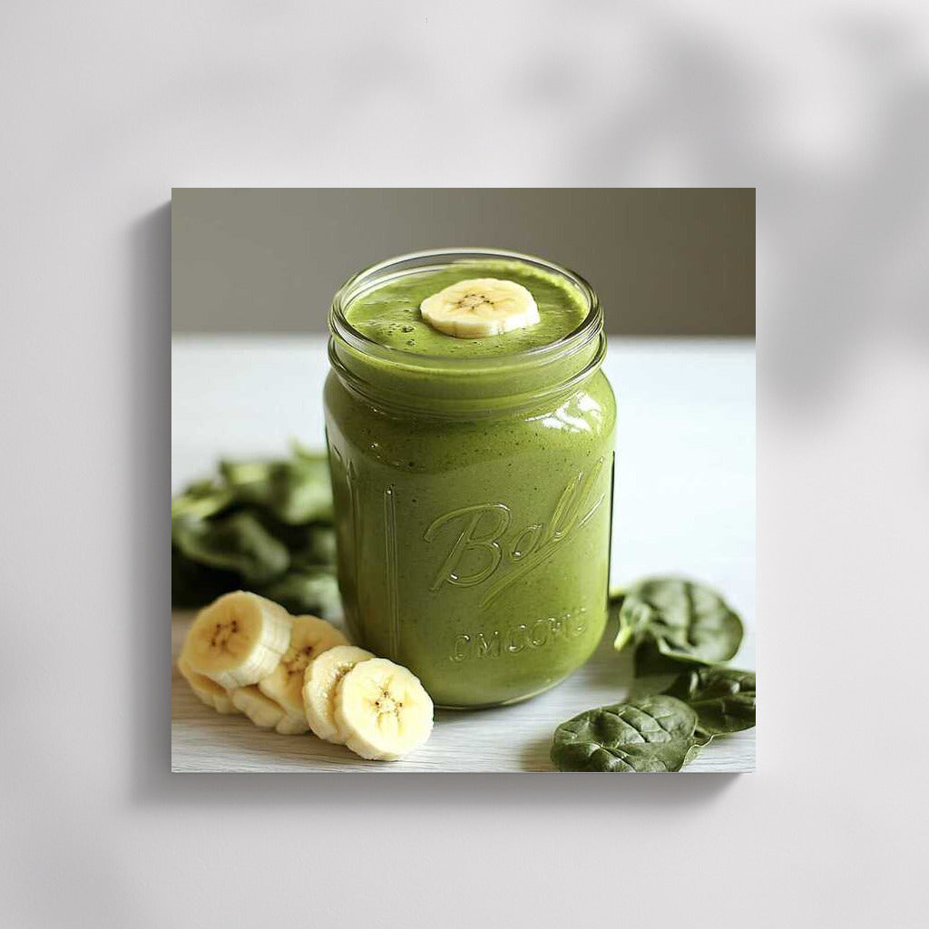 Fresh Green Banana Smoothie
