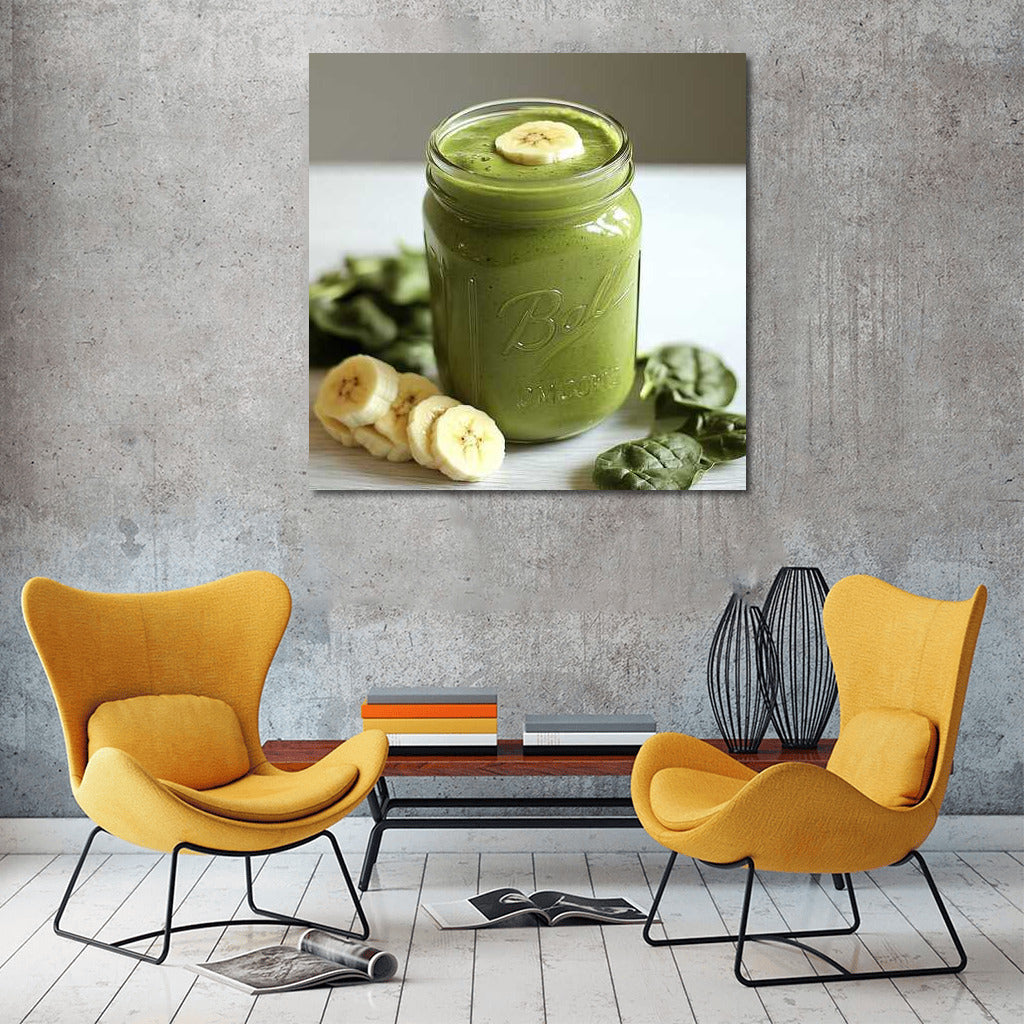 Fresh Green Banana Smoothie