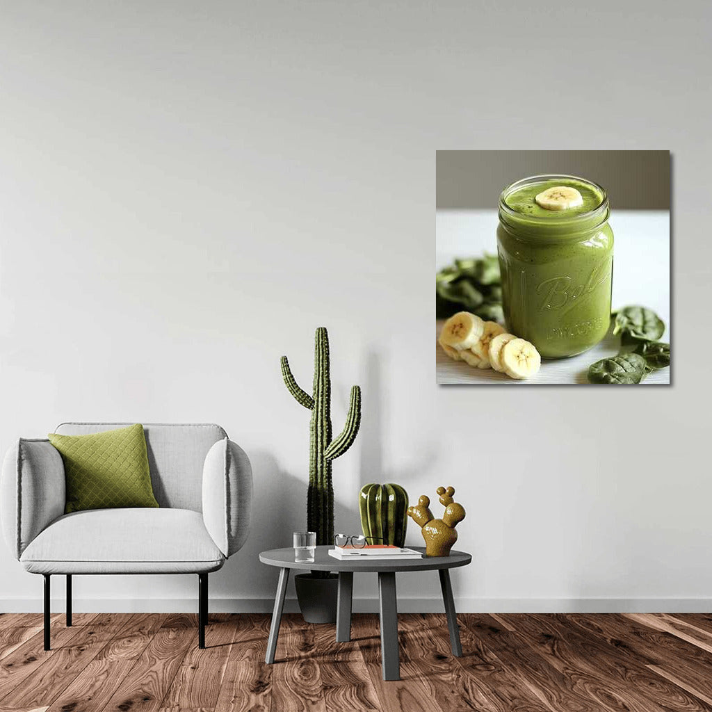 Fresh Green Banana Smoothie