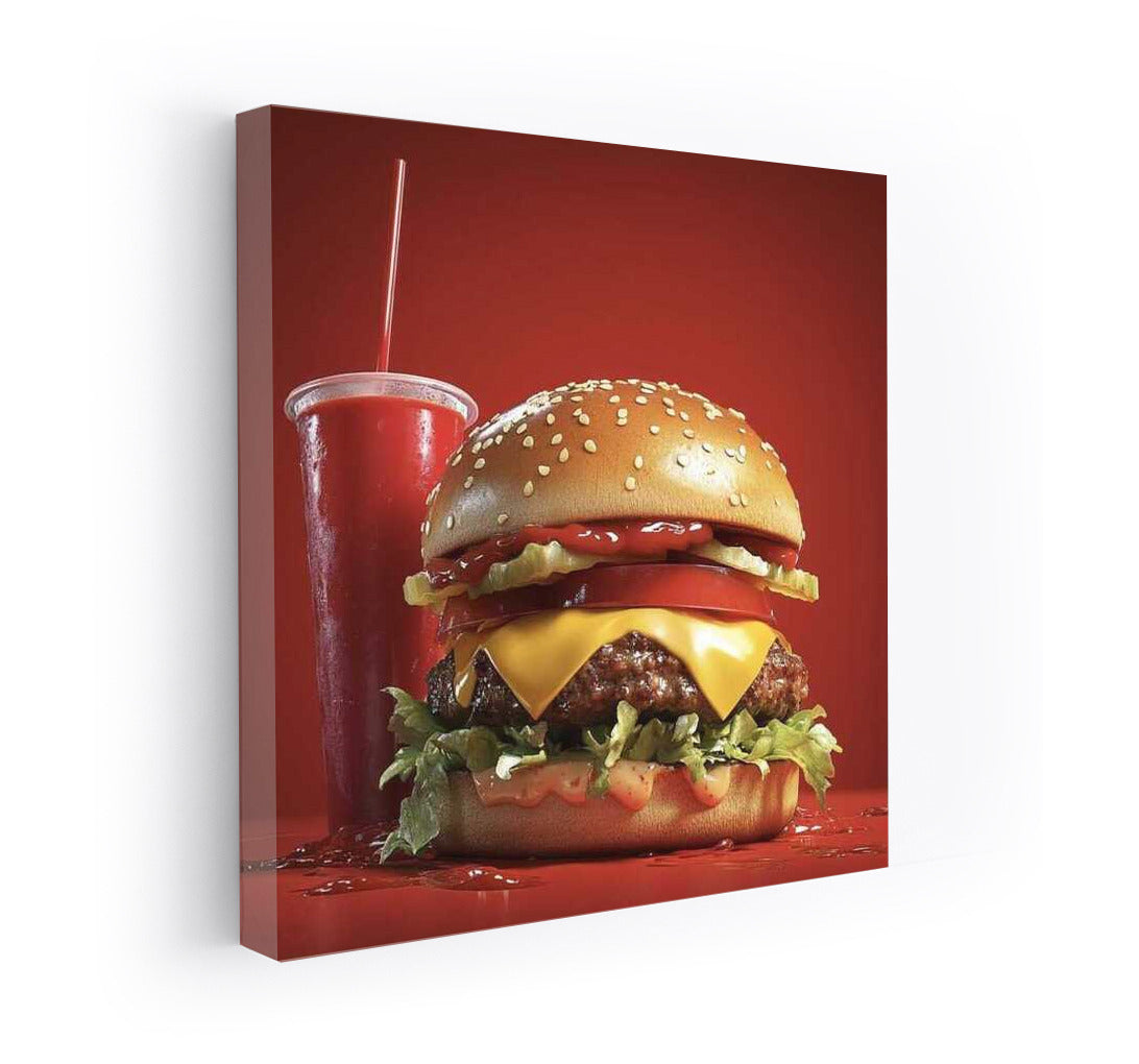 Burger Paradise: Appetite and Freshness on Your Wall
