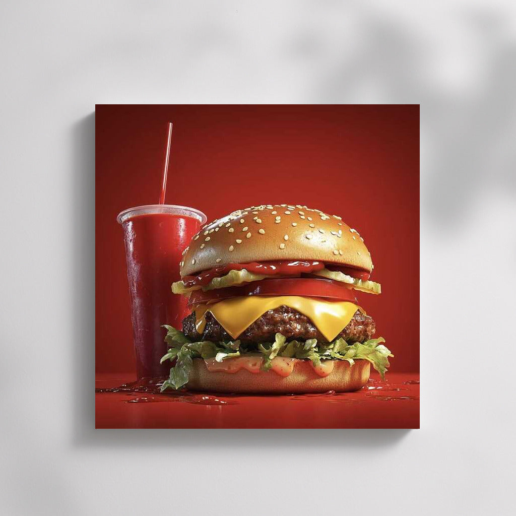 Burger Paradise: Appetite and Freshness on Your Wall