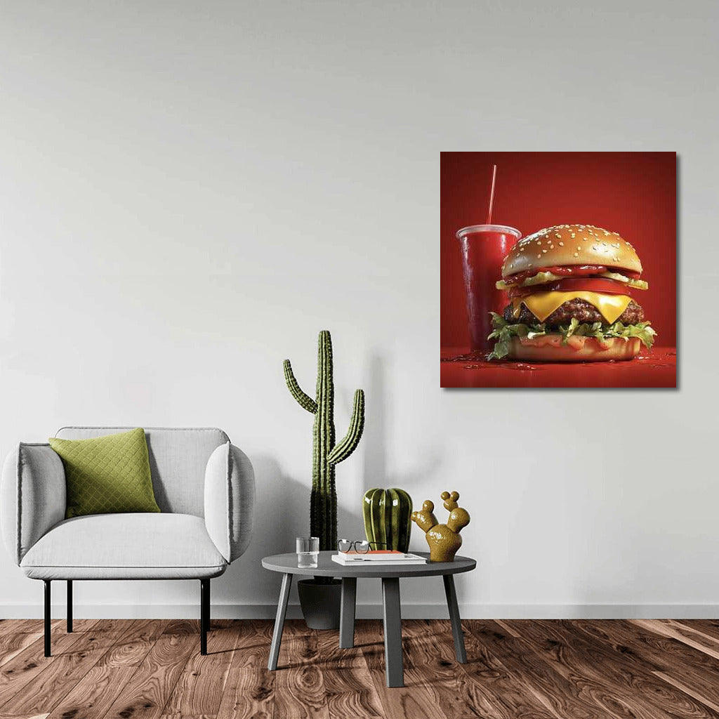 Burger Paradise: Appetite and Freshness on Your Wall