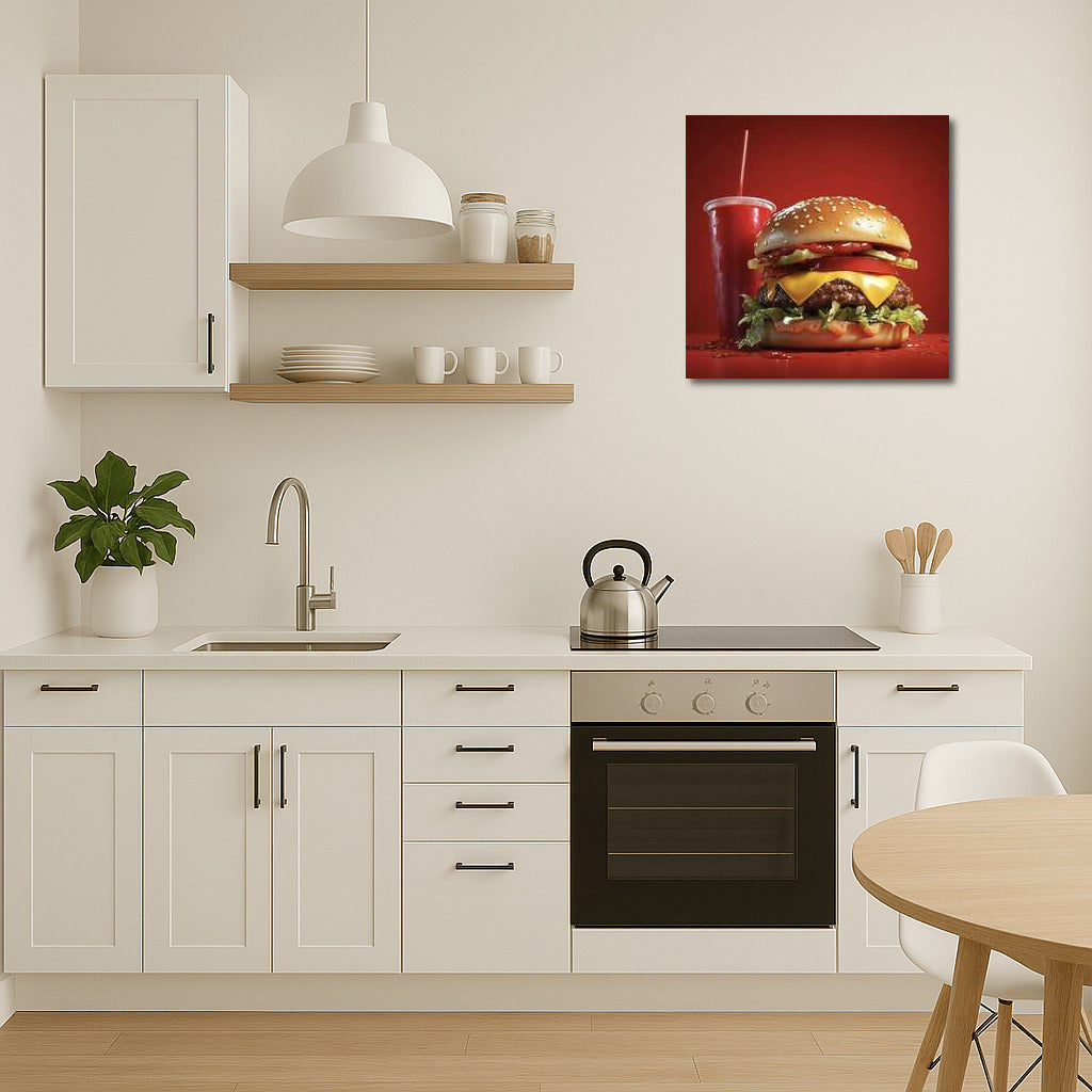 Burger Paradise: Appetite and Freshness on Your Wall