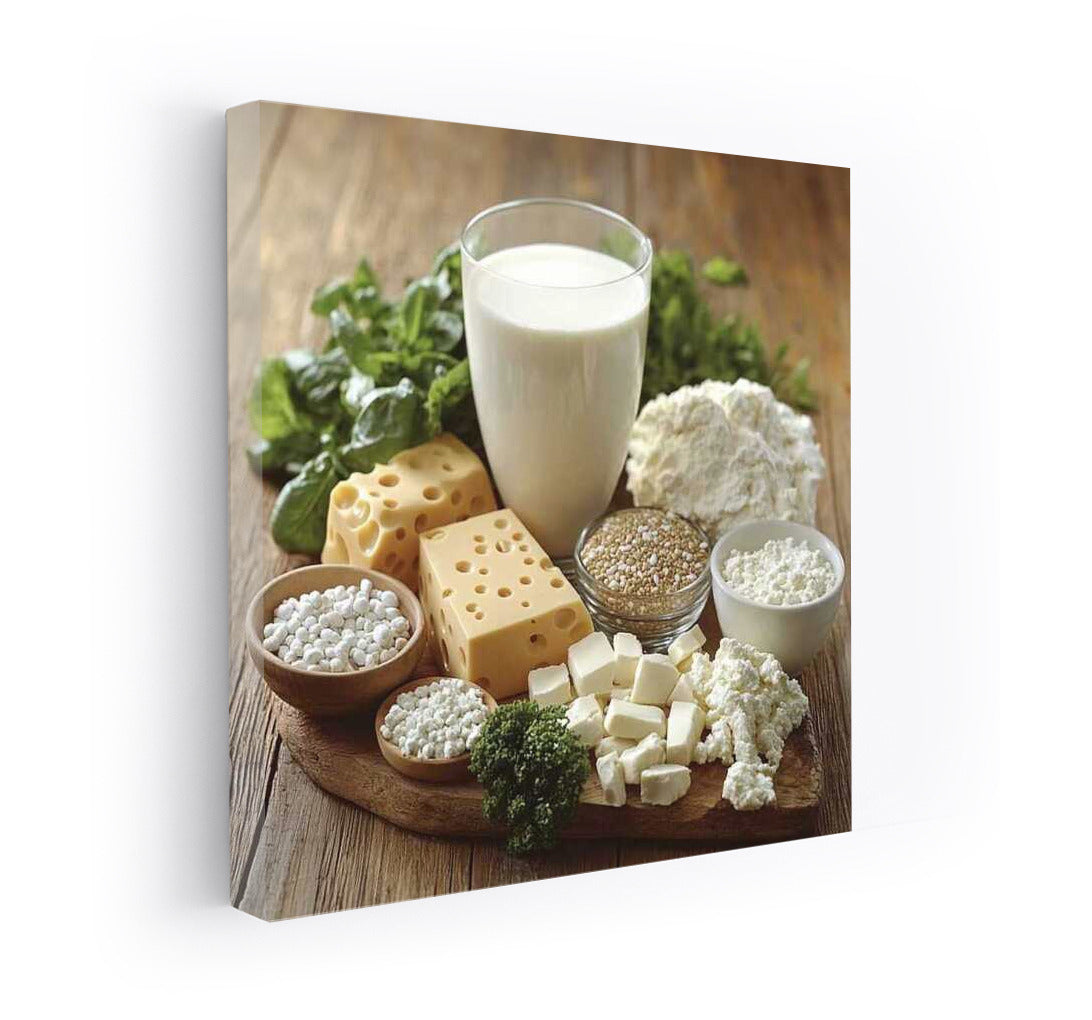 Calcium Symphony: Cheese, Milk and Greens