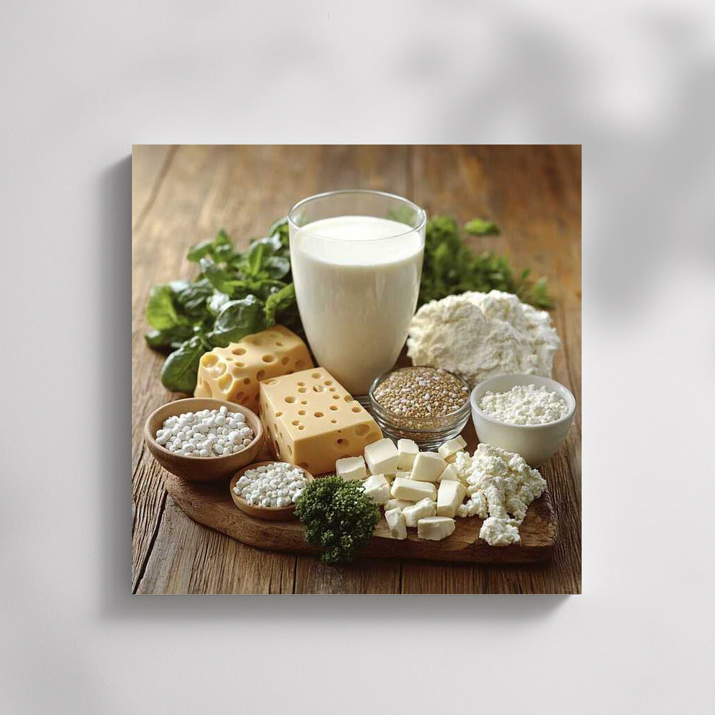 Calcium Symphony: Cheese, Milk and Greens
