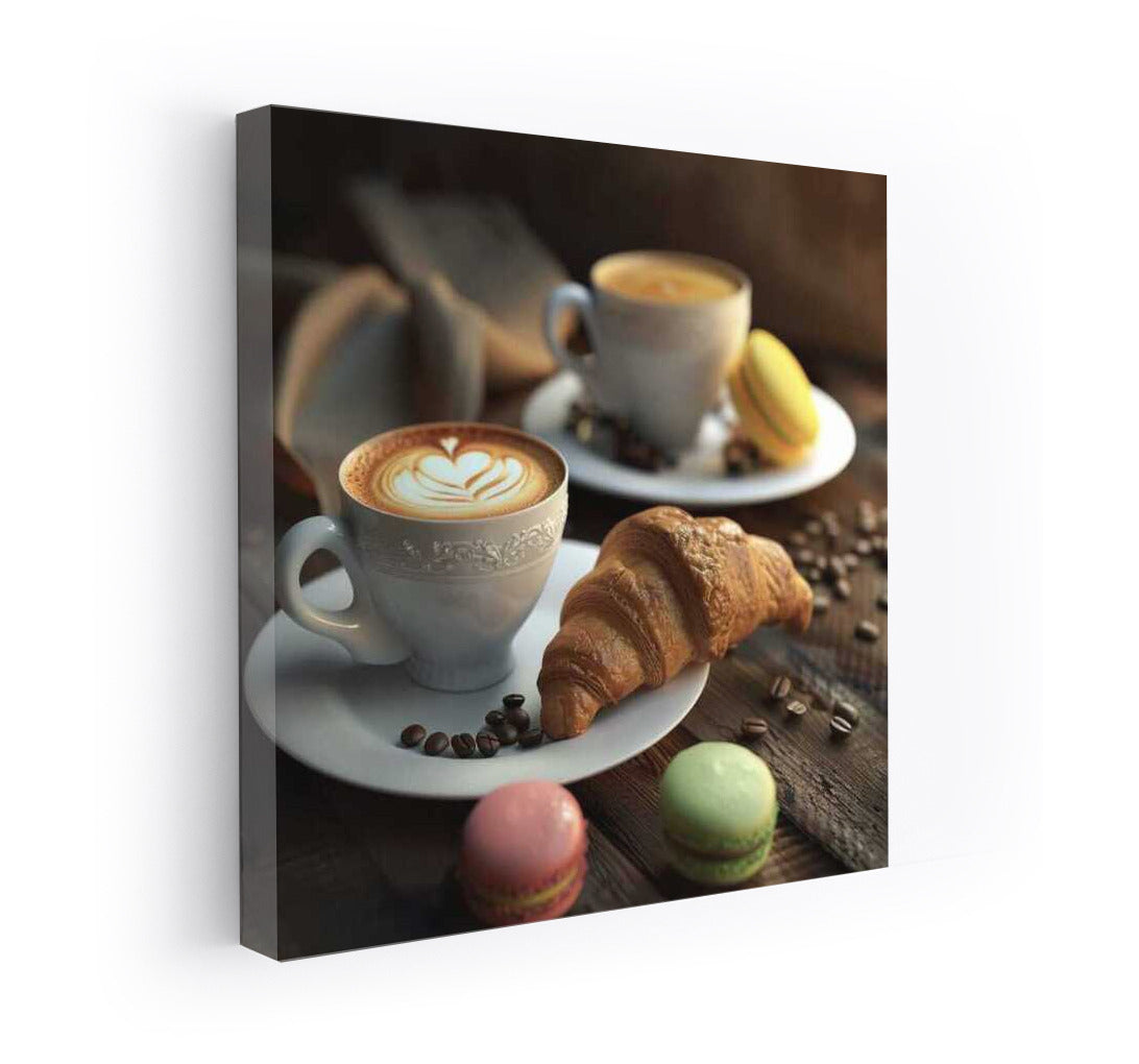 Cappuccino and Croissant: Morning Warmth in Cozy Coffee Style
