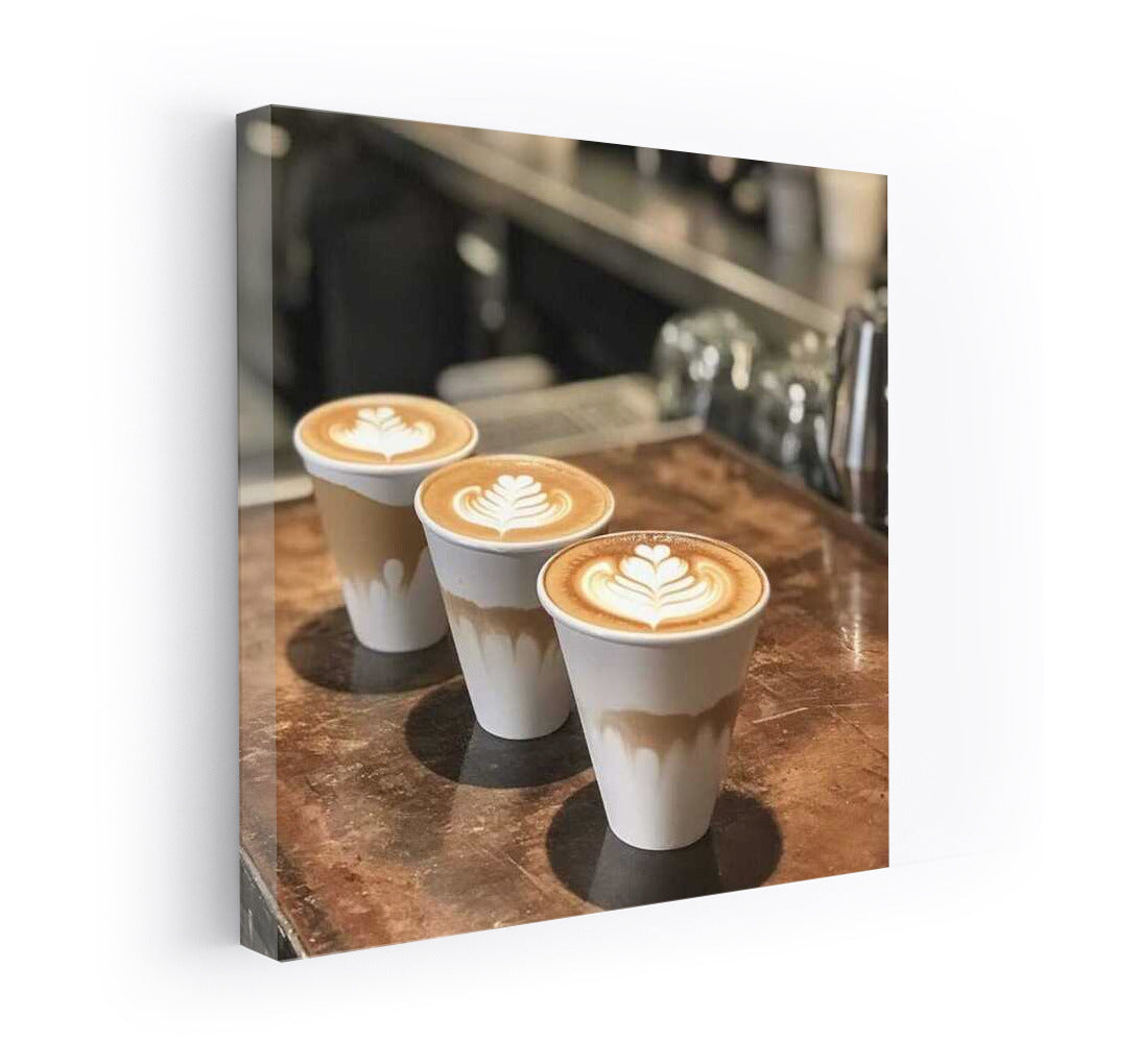 Triumph of Latte: Aromatic Ritual in Coffee Cups