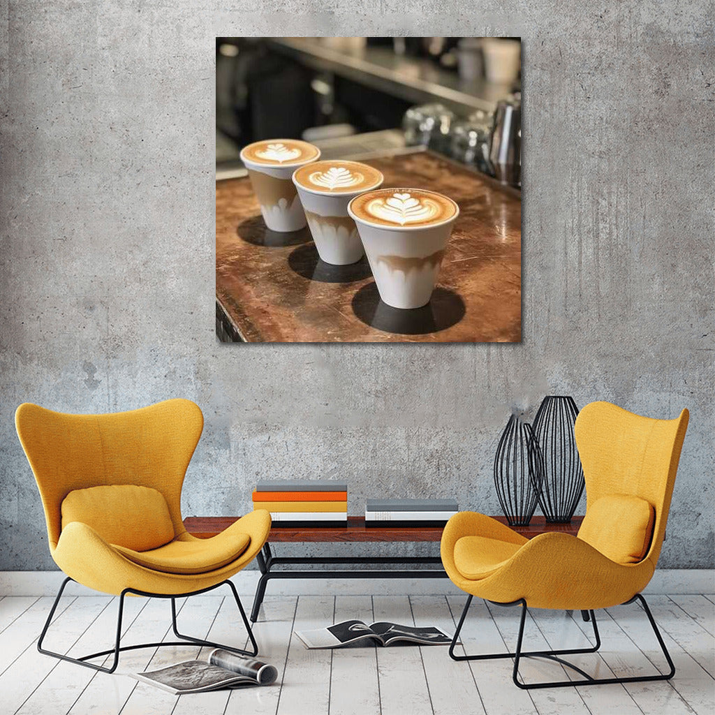 Triumph of Latte: Aromatic Ritual in Coffee Cups