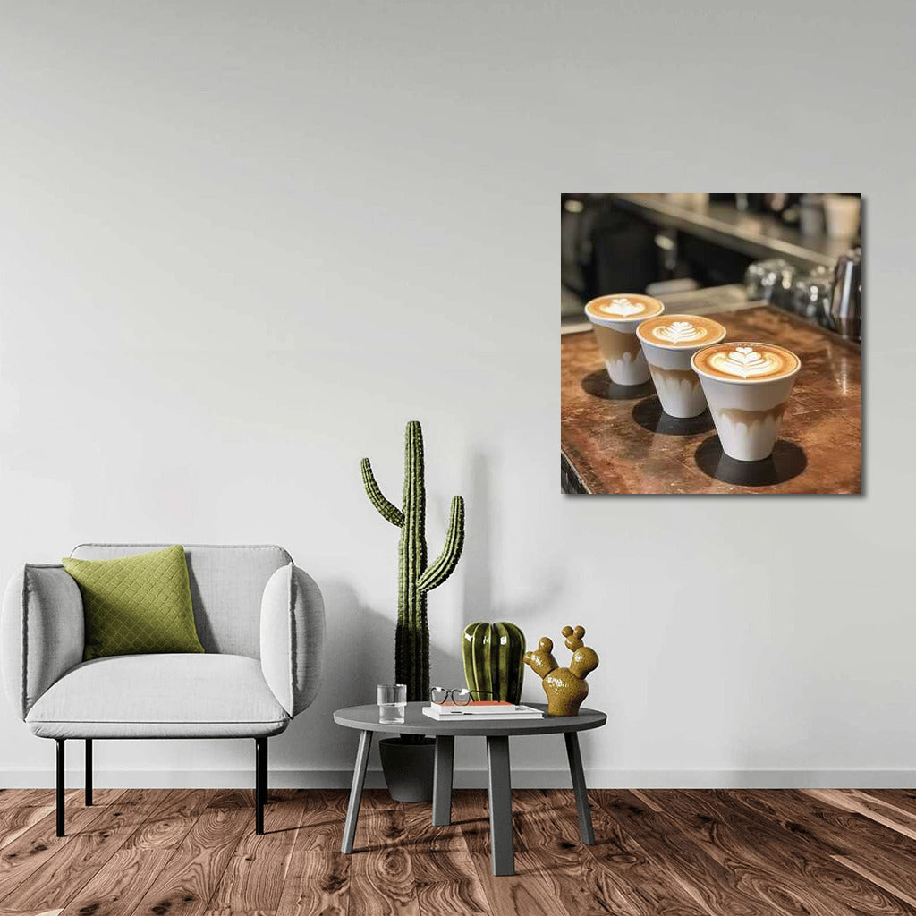 Triumph of Latte: Aromatic Ritual in Coffee Cups