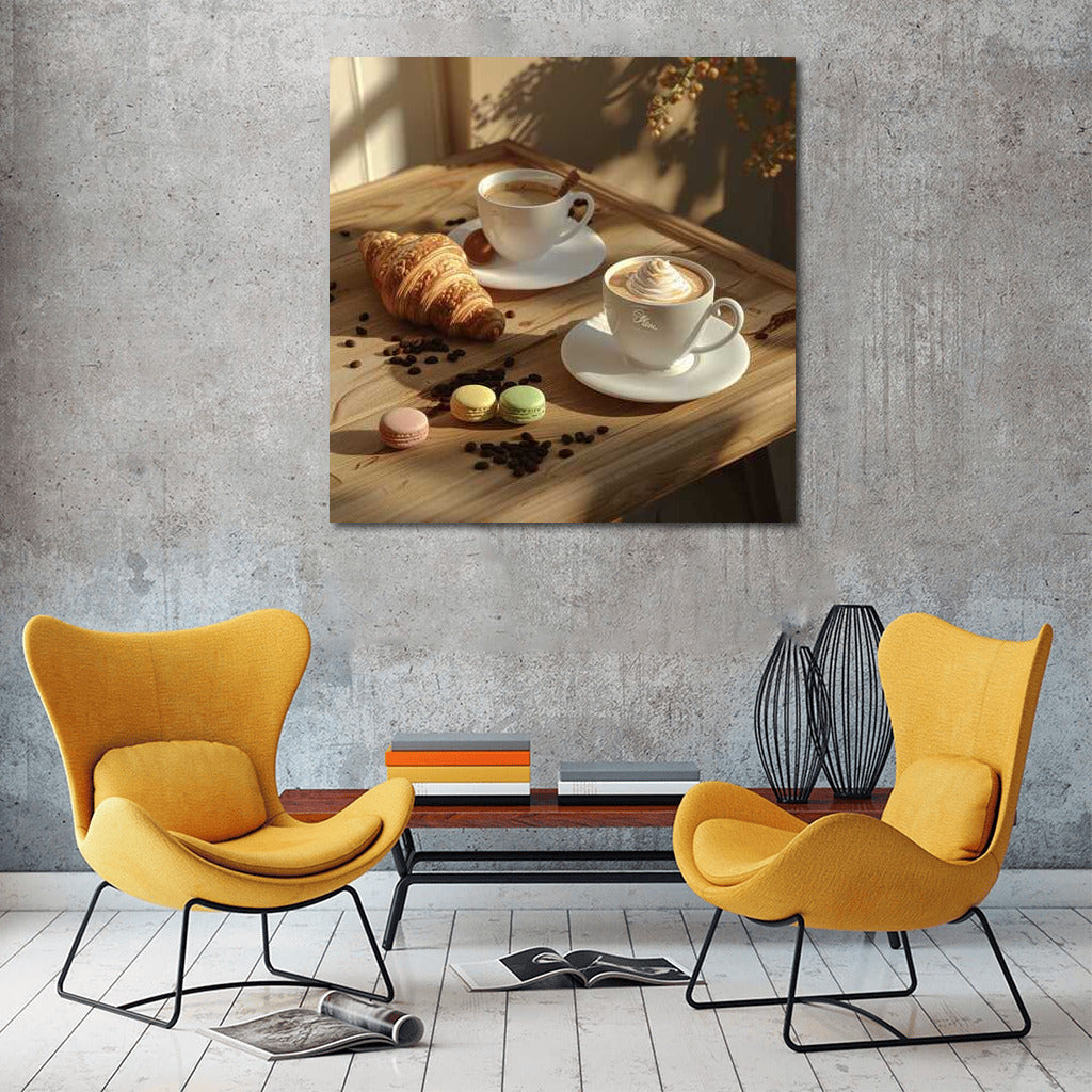 Morning Scent: Coffee and French Delicacies