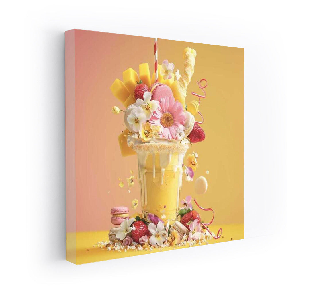 Tropical Cocktail: Mango Strawberry Paradise