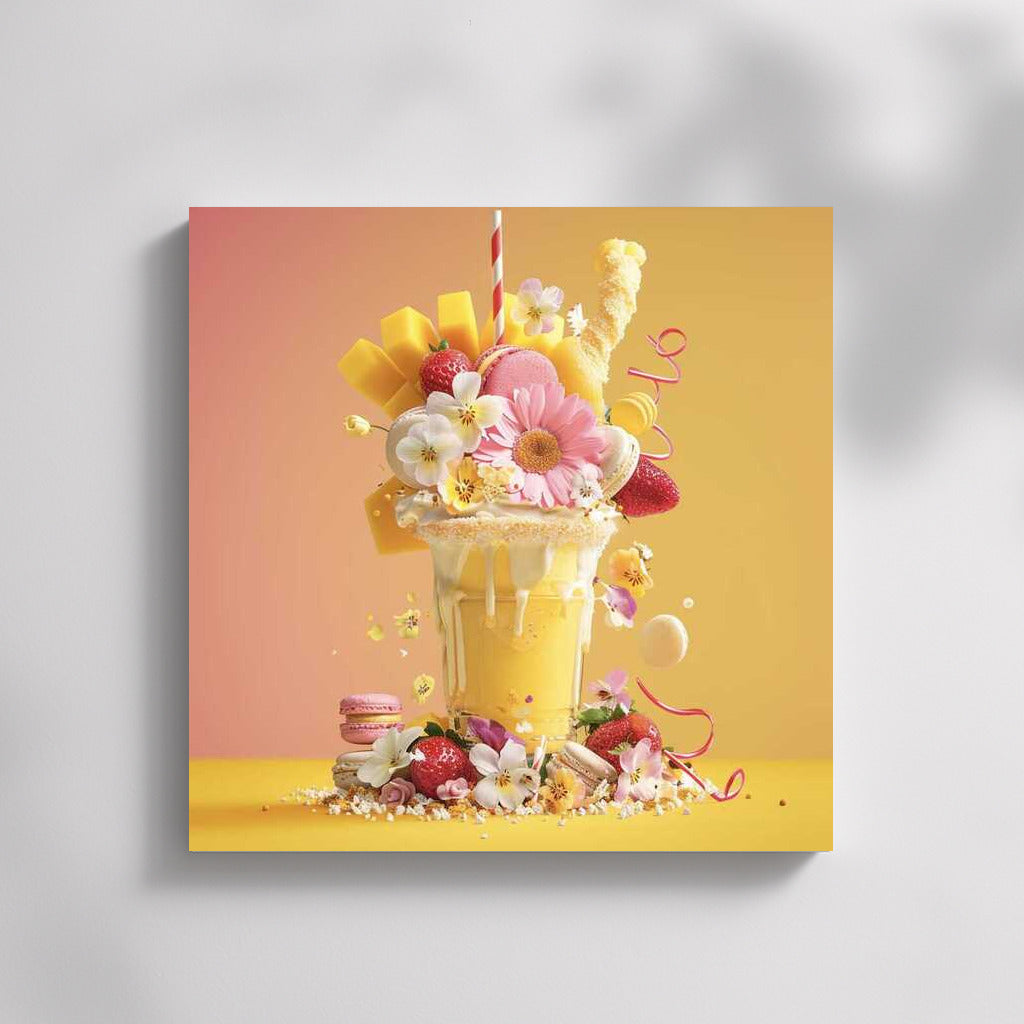 Tropical Cocktail: Mango Strawberry Paradise