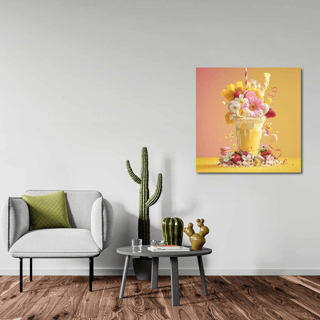Tropical Cocktail: Mango Strawberry Paradise