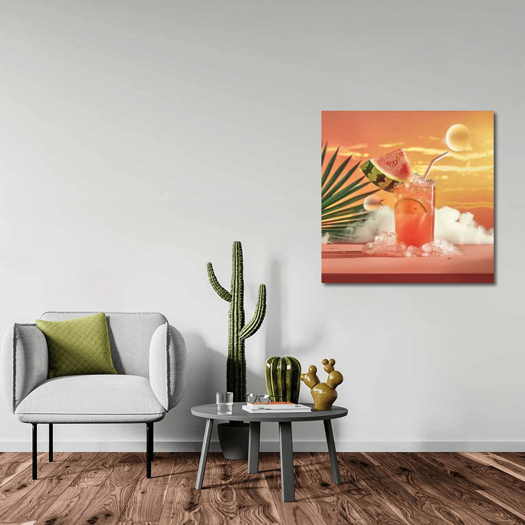 Juicy Watermelon Explosion: Wall Inspiration for Foodies