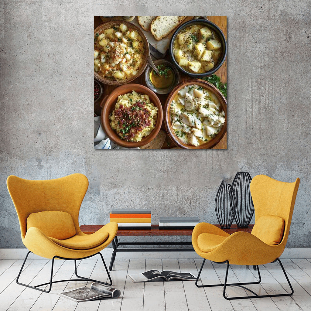 Potato Delight: Vibrant Food Photography for Coziness