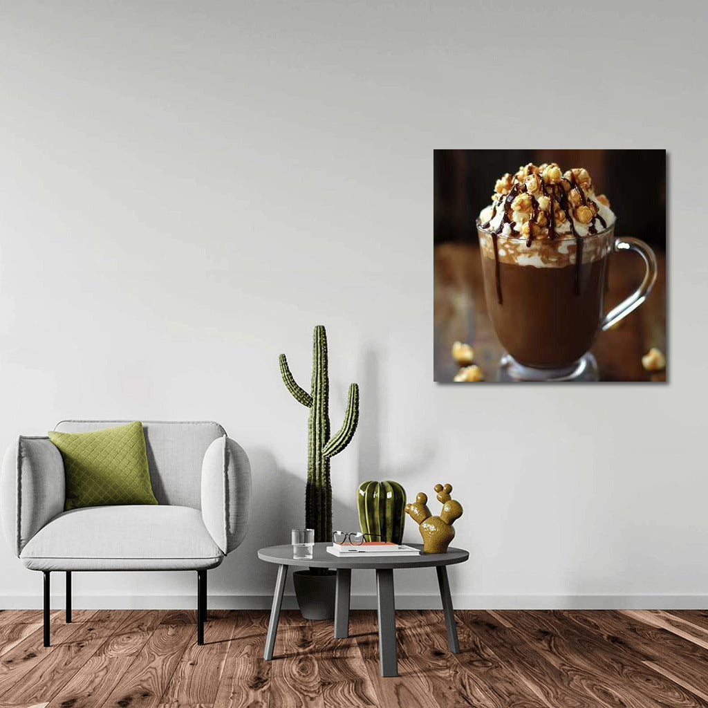 Caramel Corn Cocoa: A Sweet Masterpiece for Your Wall