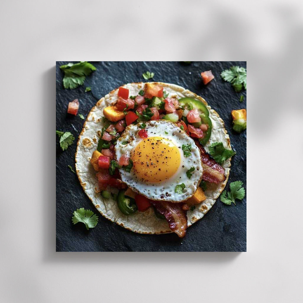 Sunny Breakfast: Eggs on the Wall