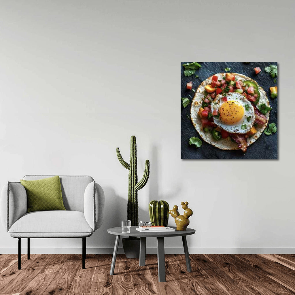 Sunny Breakfast: Eggs on the Wall