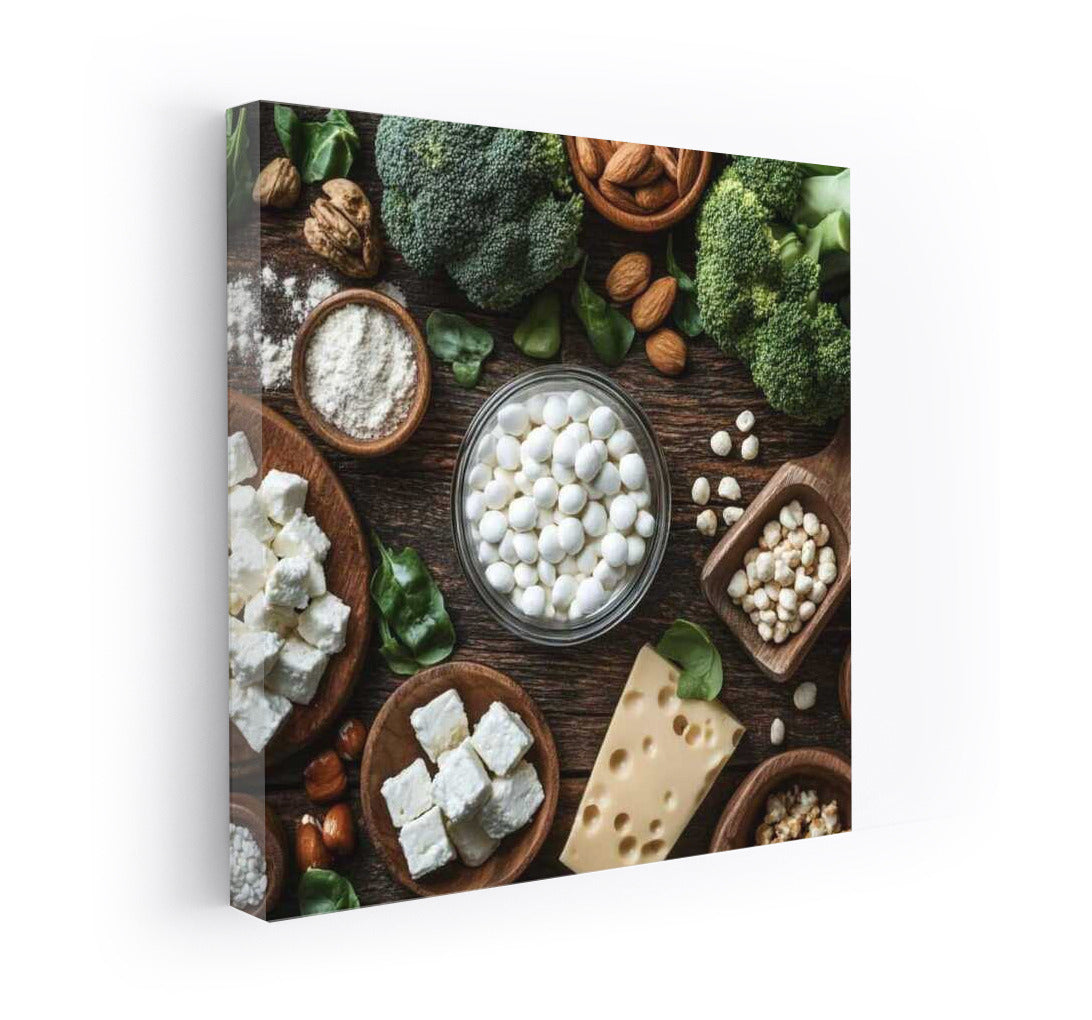 Calcium Symphony: Cheese and Nuts