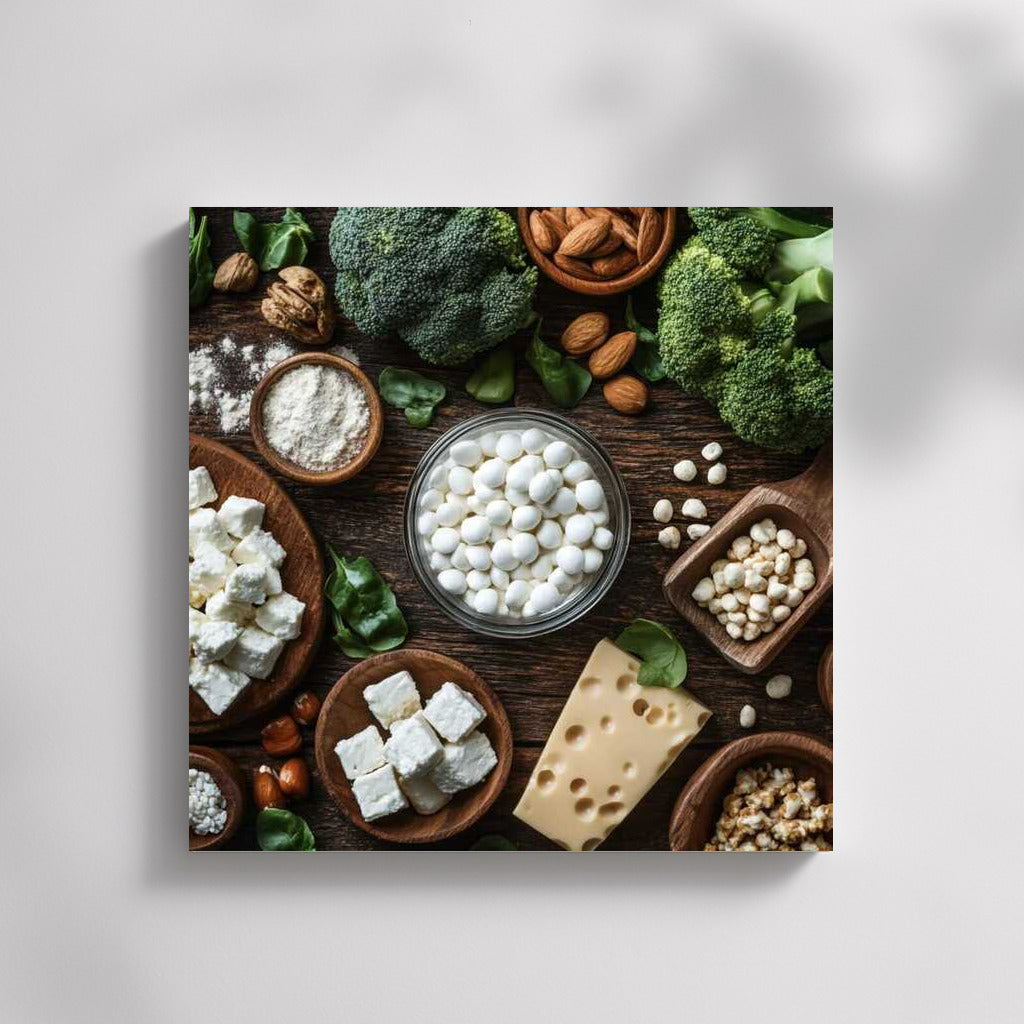 Calcium Symphony: Cheese and Nuts