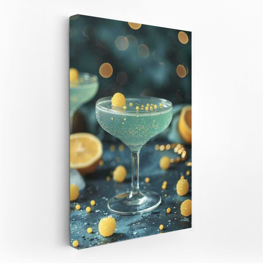 Sparkling Kiwi Cocktail: Exotic Dessert Drink