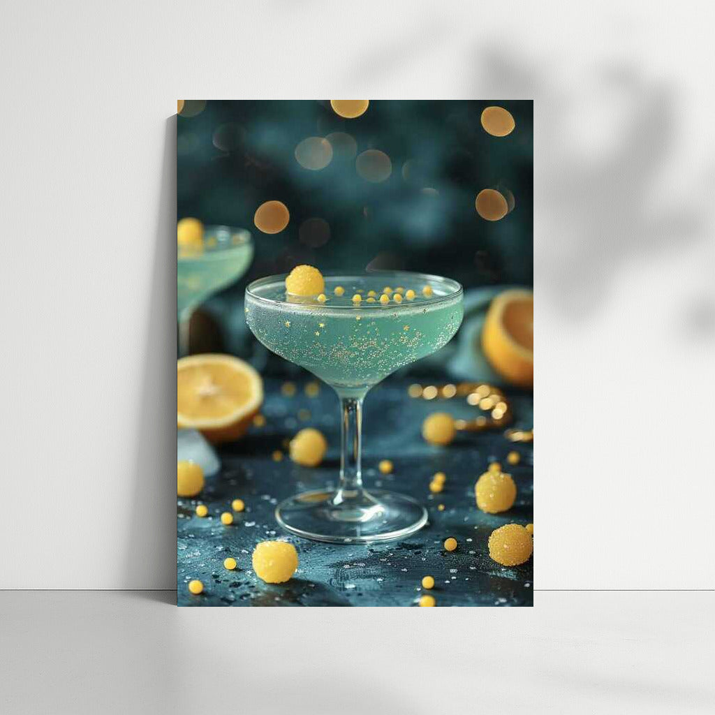 Sparkling Kiwi Cocktail: Exotic Dessert Drink