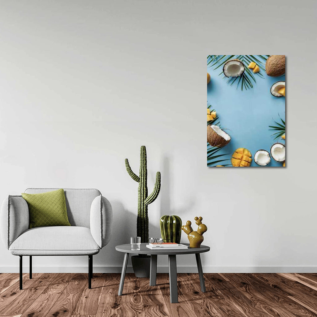Tropical Explosion: Mango and Coconut in the Interior