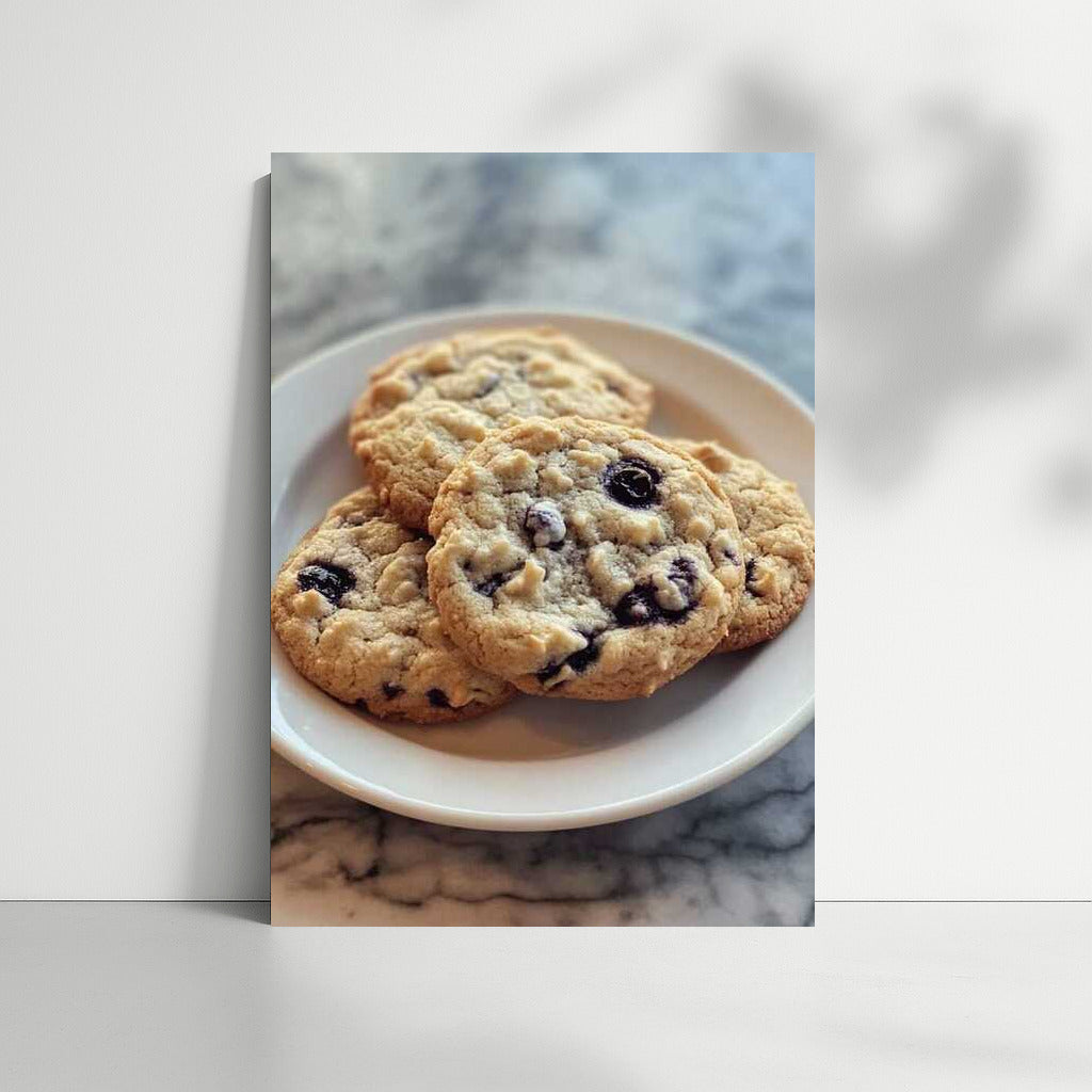 Sweet Blueberry Cookies: Dessert for Your Interior