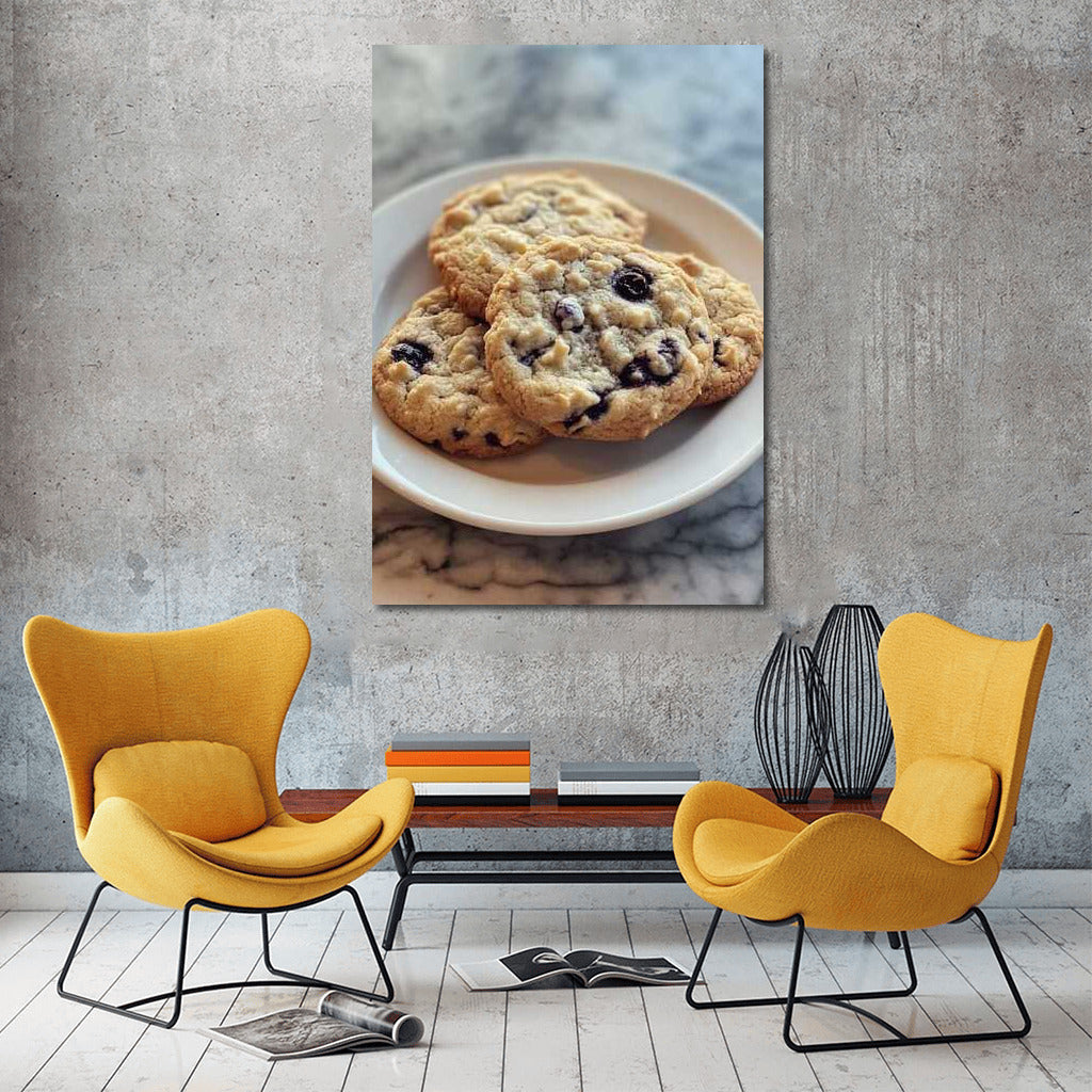Sweet Blueberry Cookies: Dessert for Your Interior