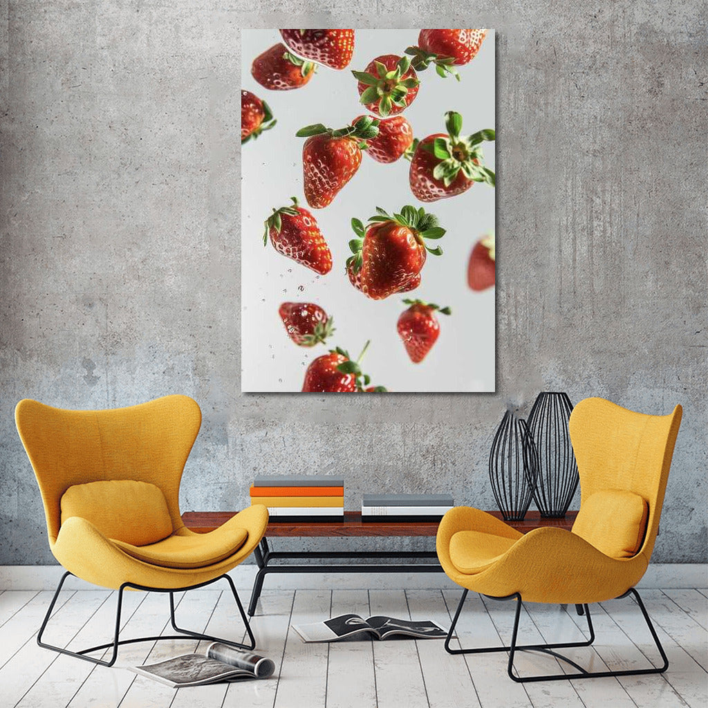 Floating Strawberries: Paradise Freshness in Your Kitchen