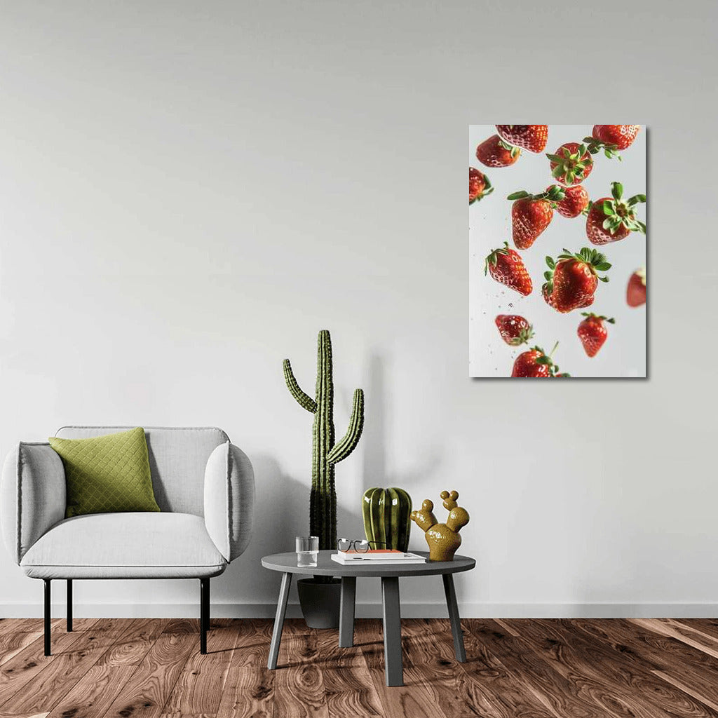 Floating Strawberries: Paradise Freshness in Your Kitchen