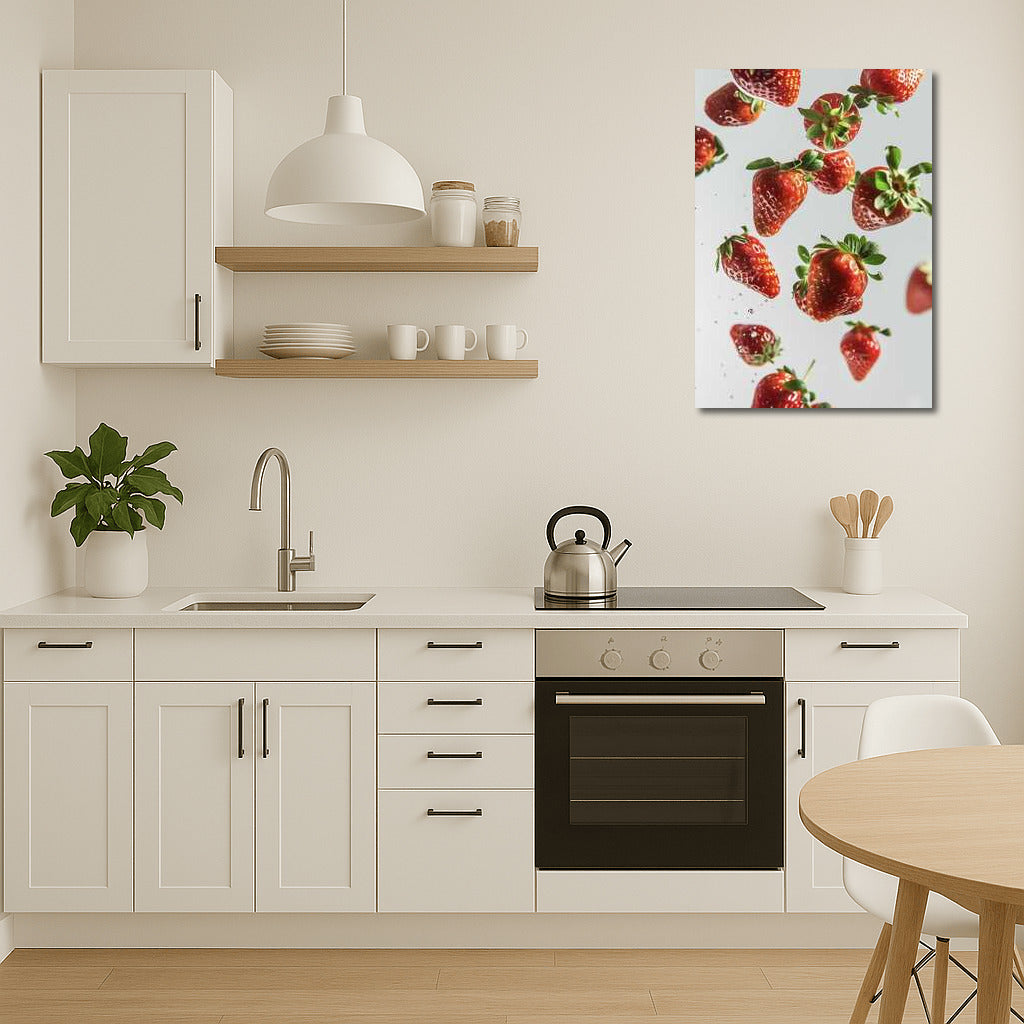 Floating Strawberries: Paradise Freshness in Your Kitchen