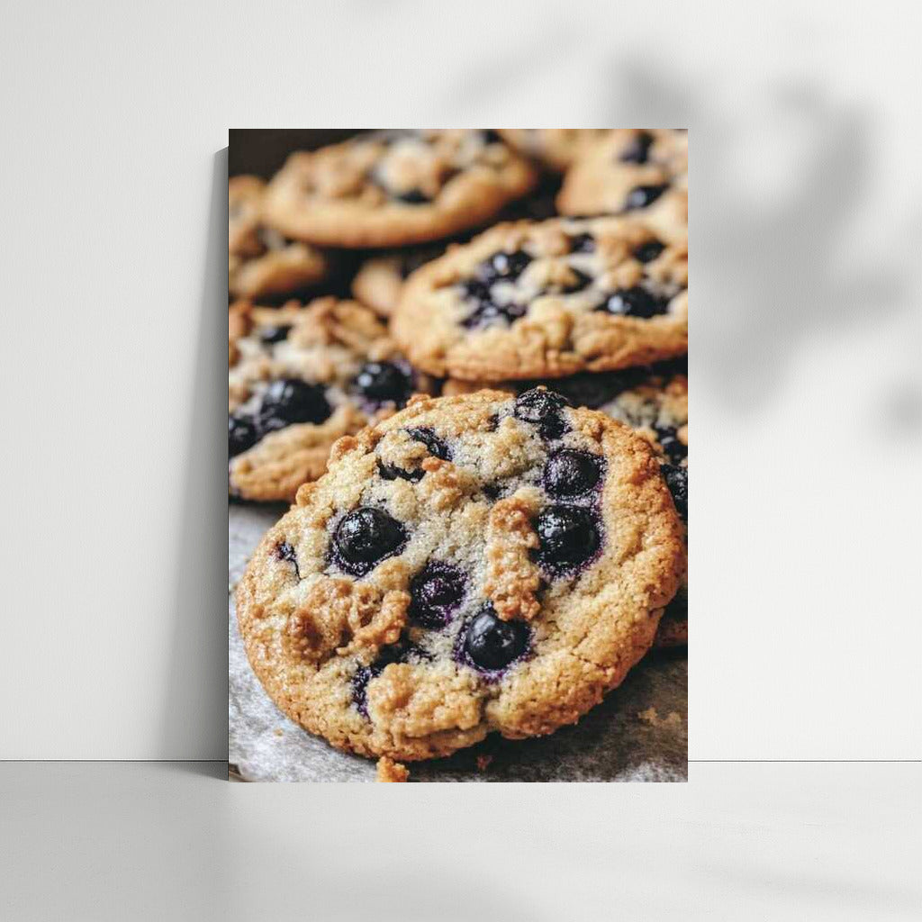 Juicy Blueberry Cookies: The Scent of Home Comfort