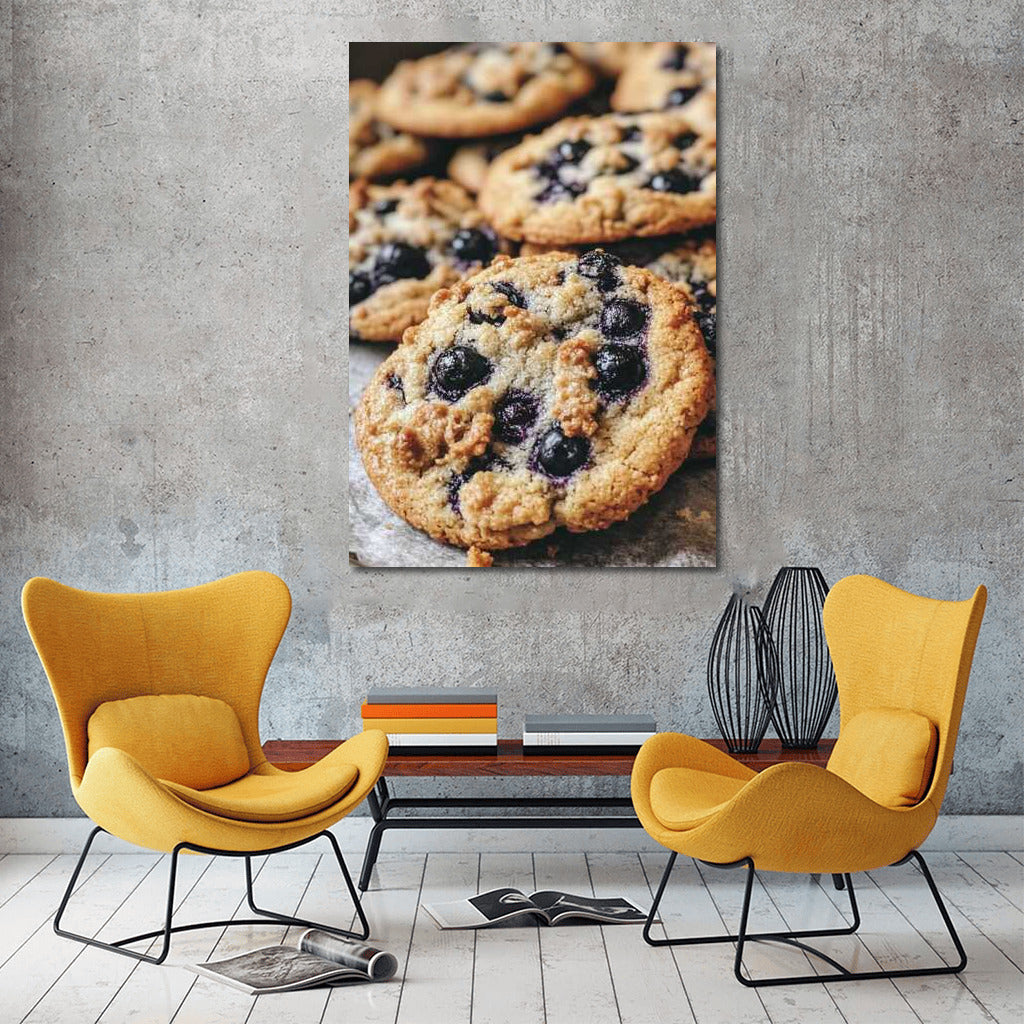 Juicy Blueberry Cookies: The Scent of Home Comfort