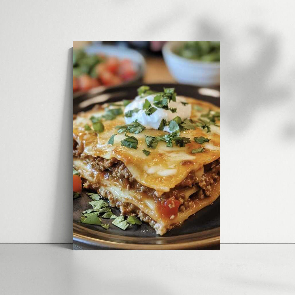 Lasagna: Delicious Comfort on Your Wall