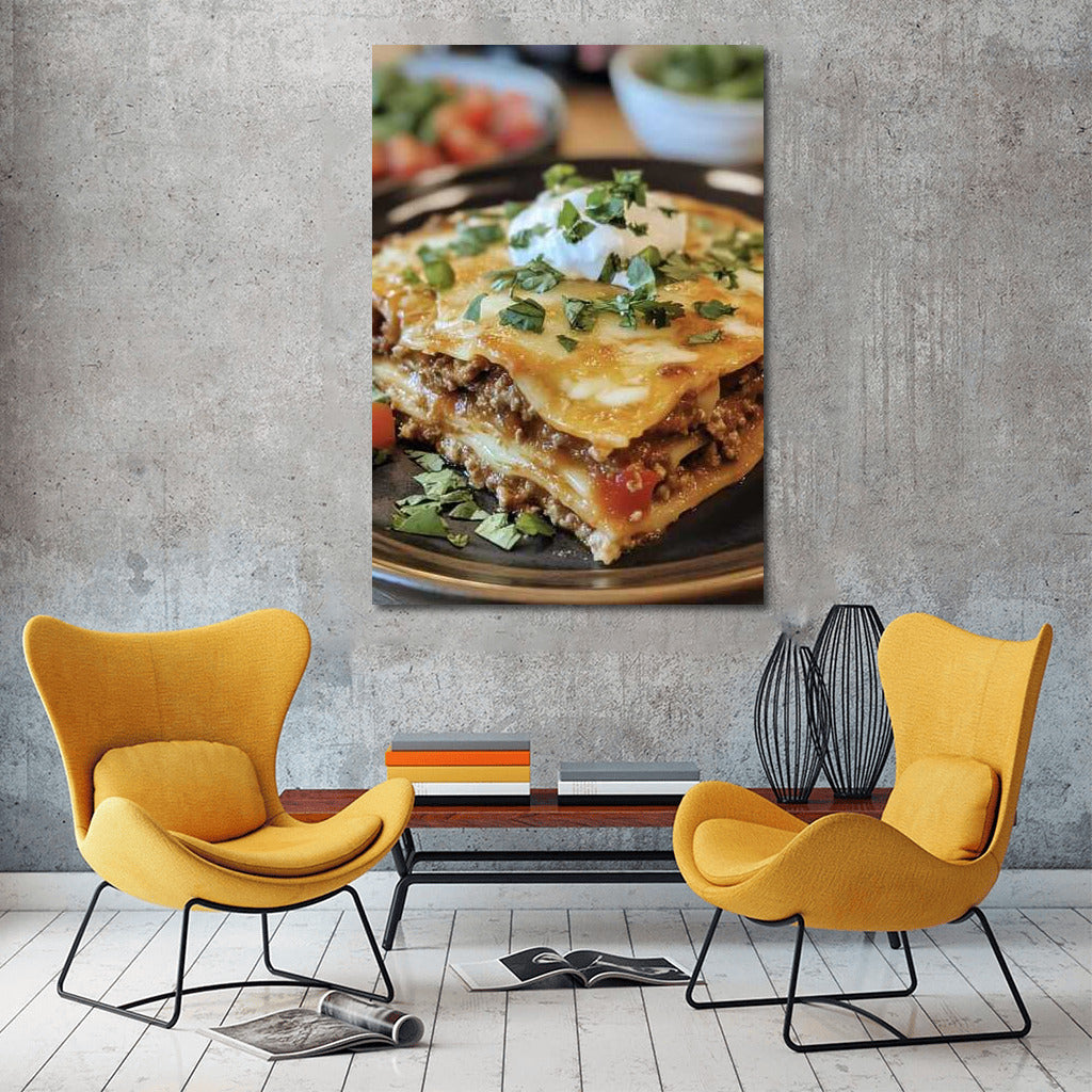 Lasagna: Delicious Comfort on Your Wall