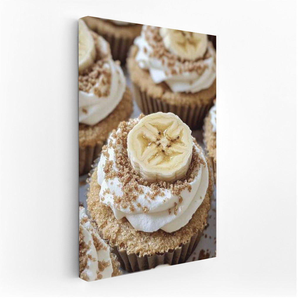 Fluffy Banana Cupcake: Yummy Inspiration on the Wall