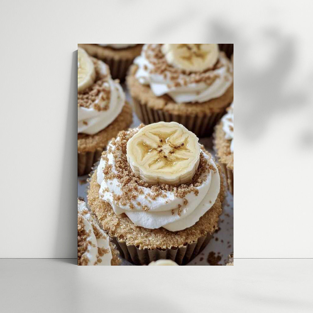 Fluffy Banana Cupcake: Yummy Inspiration on the Wall