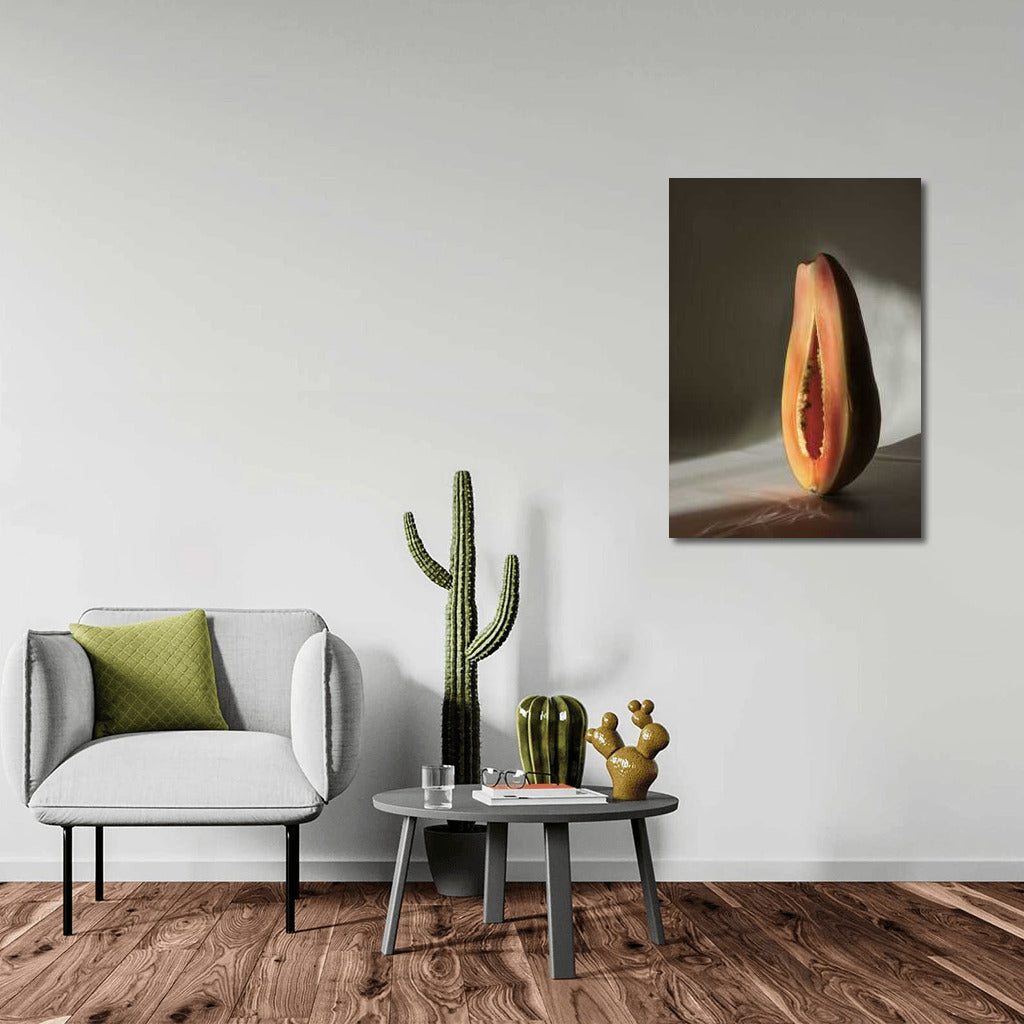 Tropical Sweetness: Juicy Papaya for Interior