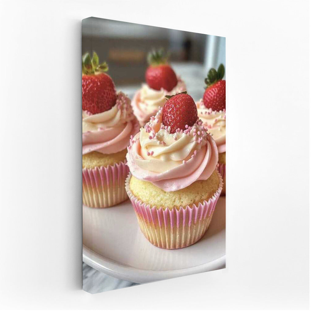 Sweet Dreams: Strawberry Cupcakes for Interior