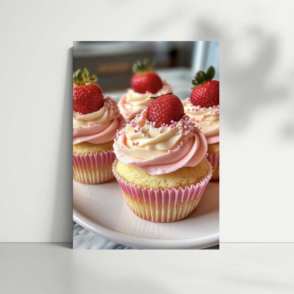 Sweet Dreams: Strawberry Cupcakes for Interior